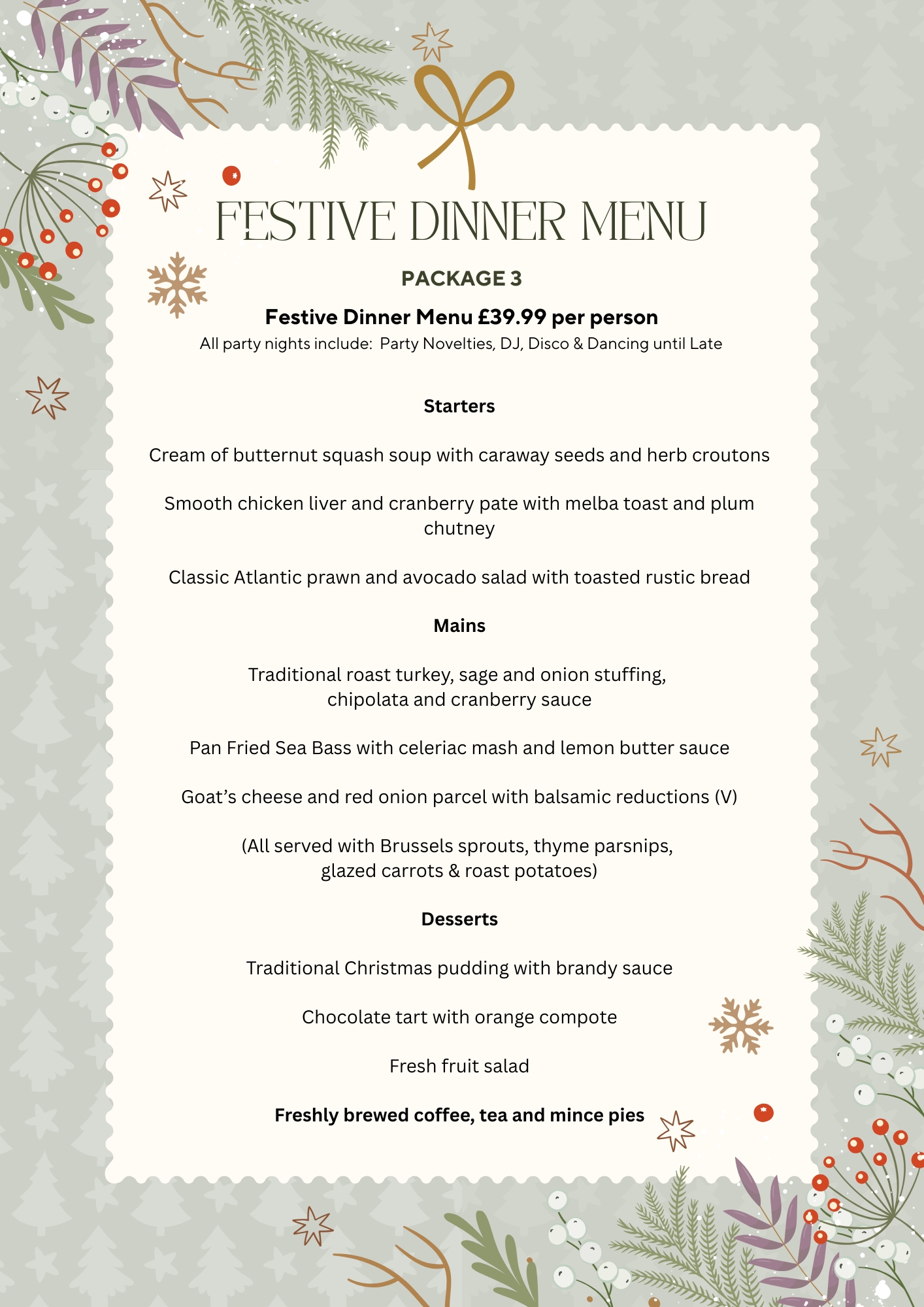 Christmas Party Nights Northampton